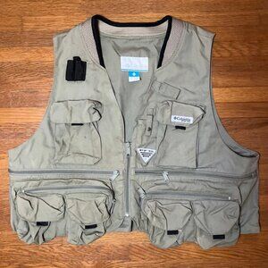 Vintage Columbia Performance Fishing Vest 187/ Tactical Pocket Hunting Coat Vest